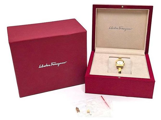 Salvatore Ferragamo Gancini Gold Uhr Golden - Ansicht 7
