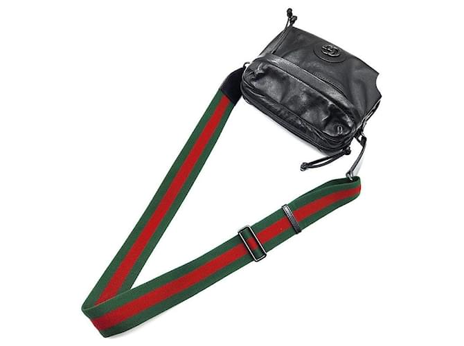 Gucci Borsa a tracolla GG Supreme Nero - vista 4