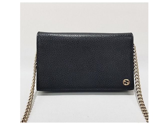 Gucci Mini bolsa crossbody WOC com correntes entrelaçadas - vista 2