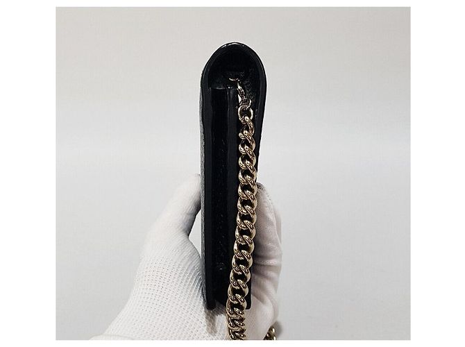 Gucci Mini bolsa crossbody WOC com correntes entrelaçadas - vista 3