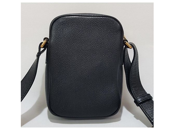 Gucci Mini borsa a tracolla Web Logo Print Nero - vista 4