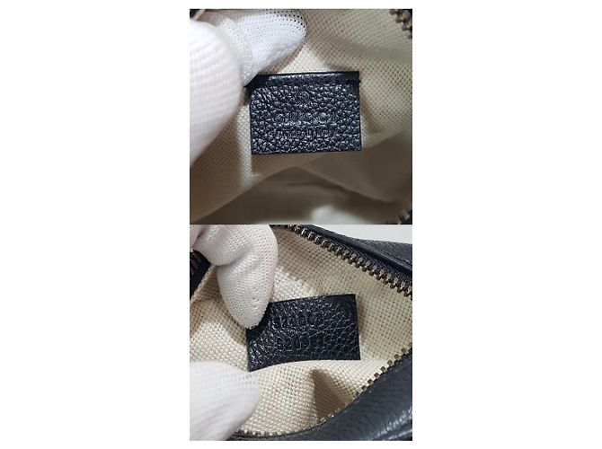 Gucci Mini borsa a tracolla Web Logo Print Nero - vista 9