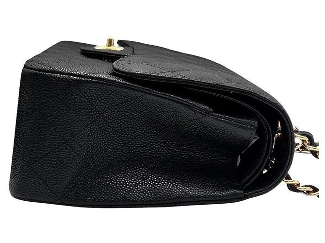 Chanel Caviar Classic Jumbo Nero - vista 5