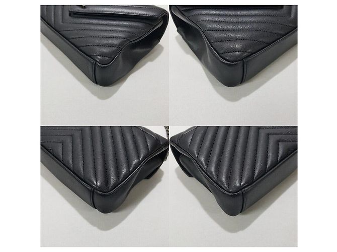 Saint Laurent Monogram College Medium Nero - vista 7