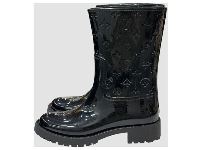 Louis Vuitton Botas de lluvia Monogram Drops Negro - vista 4