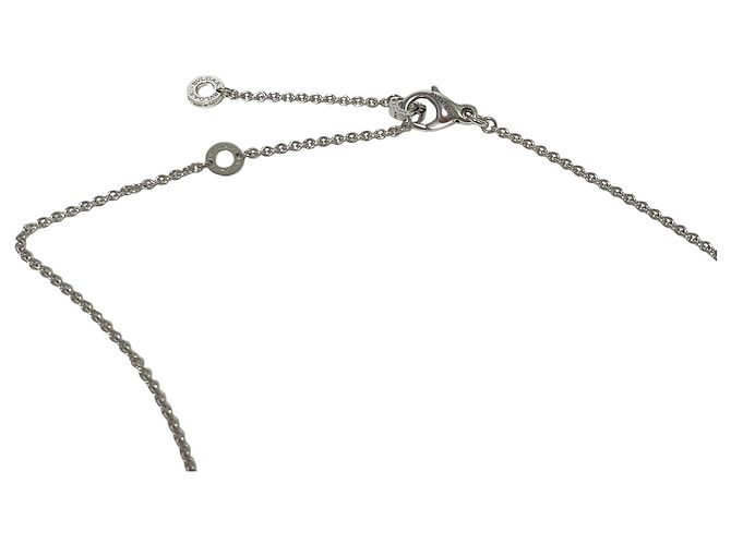 Bulgari Collana in oro bianco e diamanti pavé Multicolore - vista 5