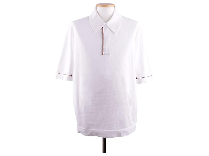 Hermès Poloshirt für Herren mit Bartack-Details Mehrfarben - Ansicht 13