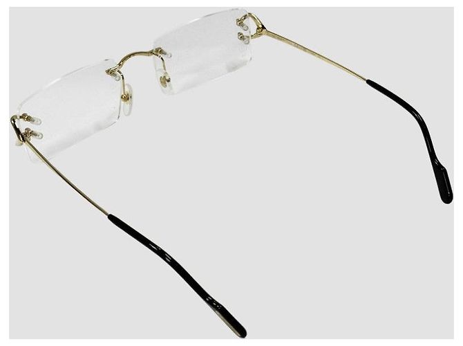 Cartier Randlose Brille Gold Golden - Ansicht 16