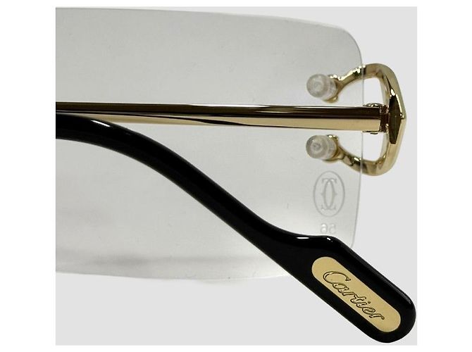 Cartier Randlose Brille Gold Golden - Ansicht 20
