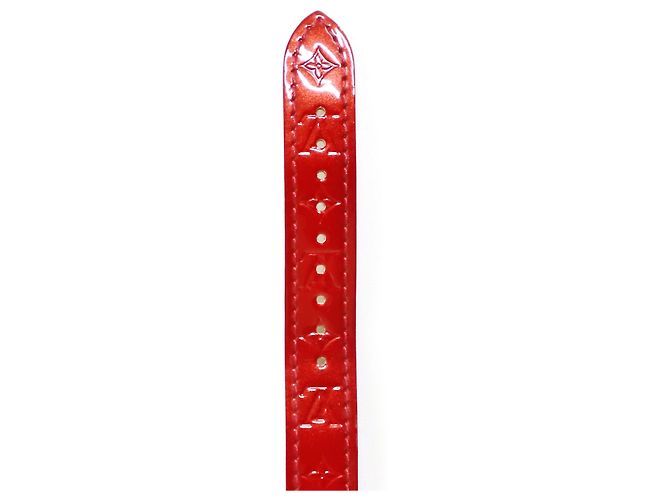 Louis Vuitton Orologio da donna a due cinturini Tambour con quarzo e diamanti Rosso - vista 11