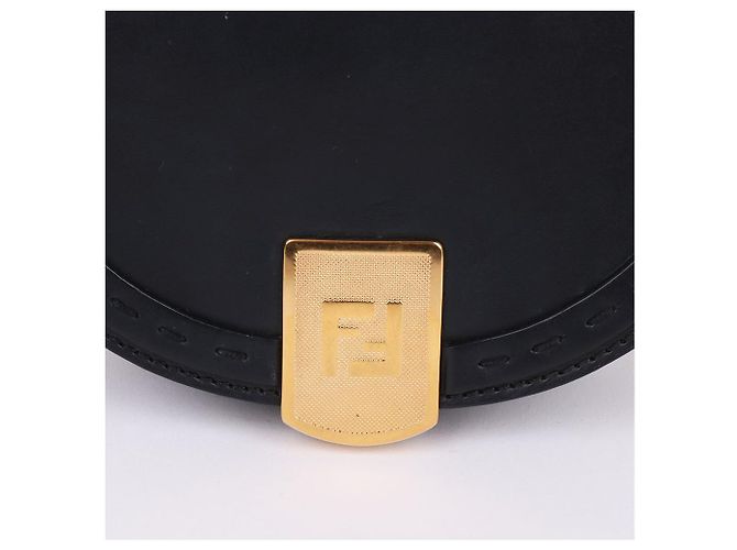 Fendi Mini borsa a tracolla Moonlight placcata oro FF Nero - Ansicht 2