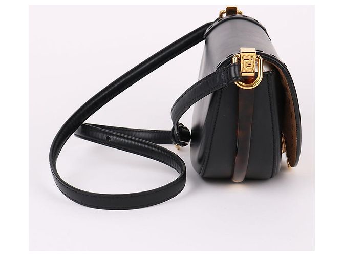 Fendi Mini borsa a tracolla Moonlight placcata oro FF Nero - Ansicht 4