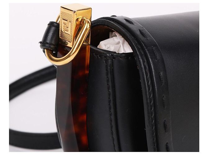 Fendi Mini borsa a tracolla Moonlight placcata oro FF Nero - Ansicht 6