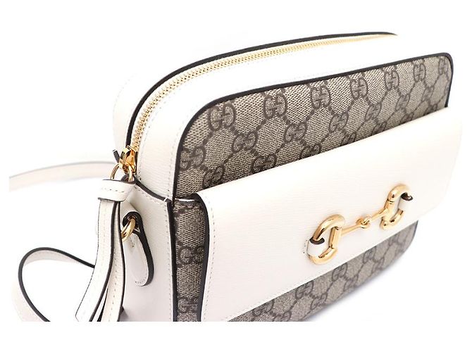 Horsebit 1955 Gucci Piccola borsa con patta e borsa a tracolla in pelle Horsebit - vista 13