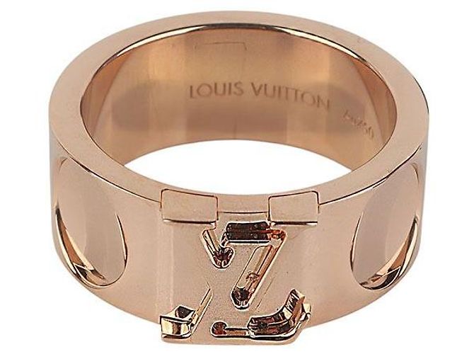 Louis Vuitton Anello Amprente Large in Oro Rosa Misura (Certificato) - vista 4