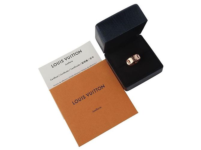 Louis Vuitton Anello Amprente Large in Oro Rosa Misura (Certificato) - vista 6