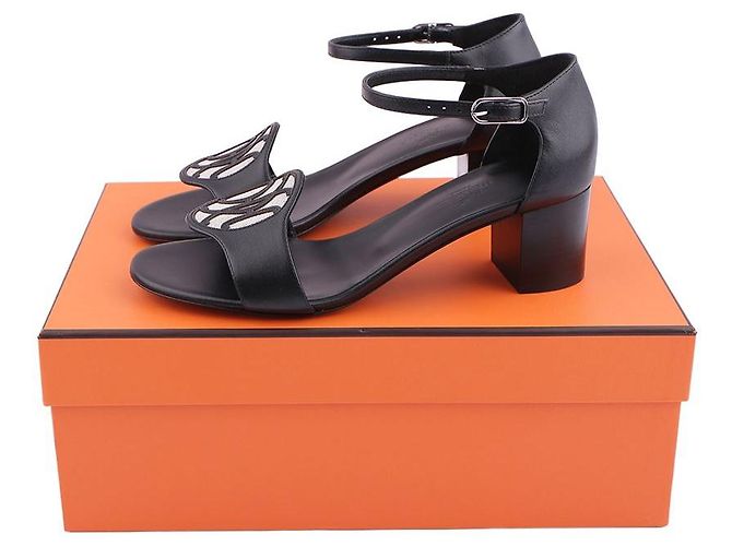 Hermès Sandali Marquise da donna Nero - vista 12