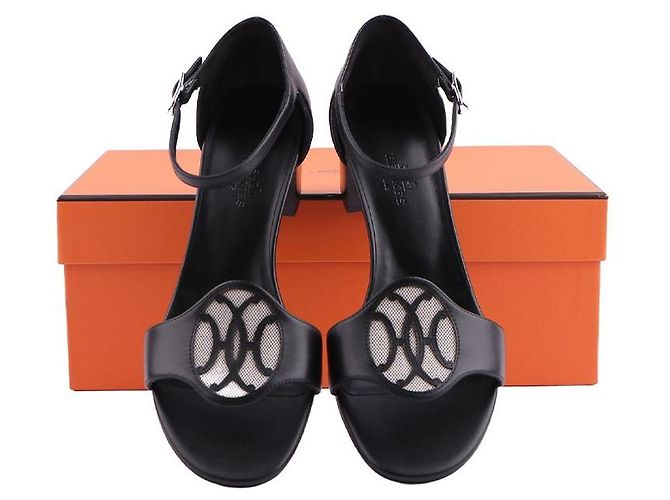 Hermès Sandali Marquise da donna Nero - vista 13