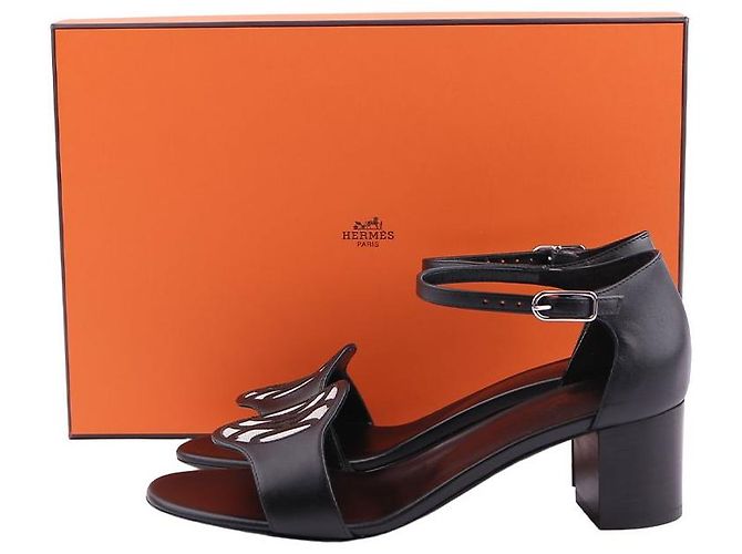 Hermès Sandali Marquise da donna Nero - vista 2