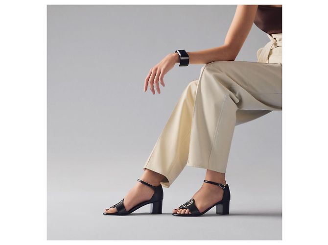 Hermès Sandali Marquise da donna Nero - vista 5