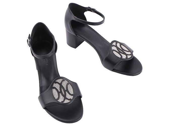 Hermès Sandali Marquise da donna Nero - vista 7