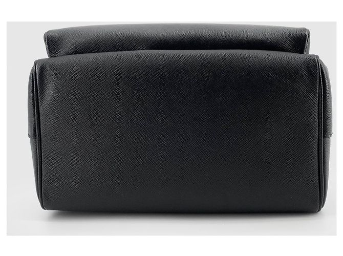 Prada Zaino in Saffiano con logo Triangle Nero - vista 6
