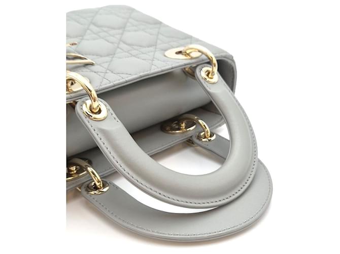 Lady Dior Small Gray Condition Marrone - vista 12