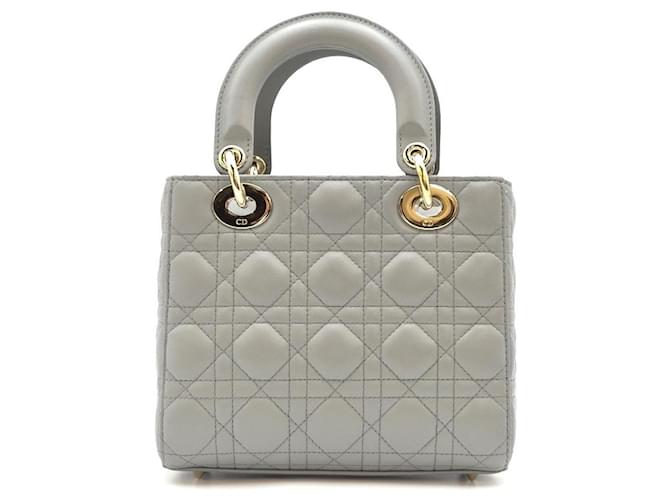 Lady Dior Small Gray Condition Marrone - vista 3