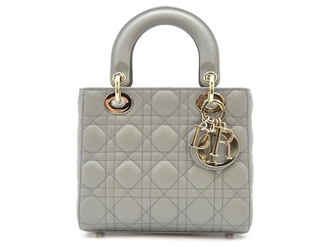 Lady Dior Small Gray Condition Marrone - vista 4