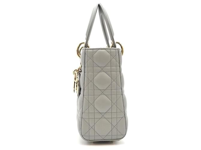 Lady Dior Small Gray Condition Marrone - vista 8