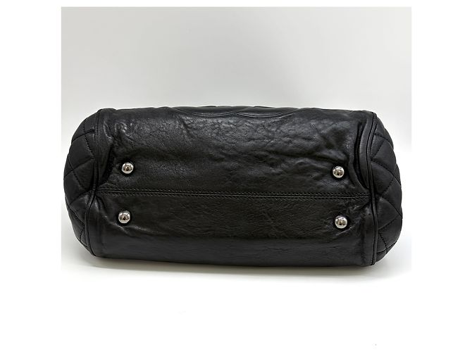 Chanel Borsa a tracolla con catena logo CC Nera Nero - vista 7
