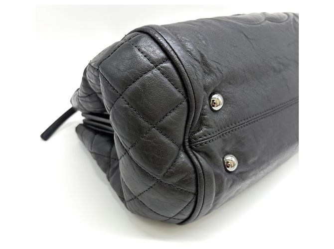 Chanel Borsa a tracolla con catena logo CC Nera Nero - vista 8