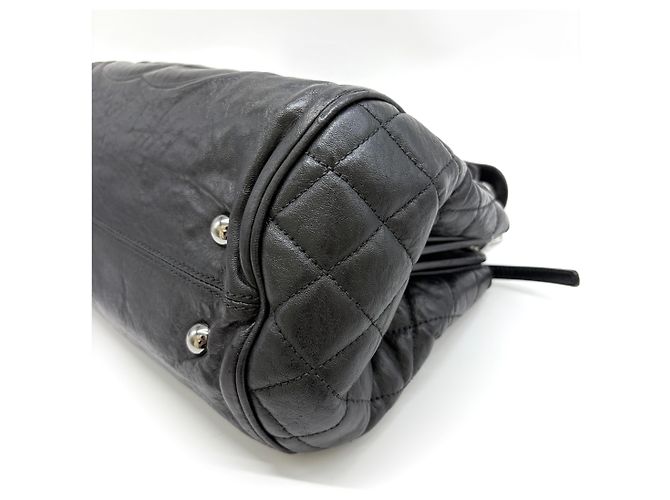 Chanel Borsa a tracolla con catena logo CC Nera Nero - vista 9
