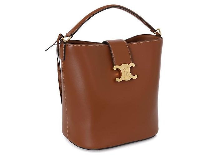 16 Céline Louise Bucket Handtasche Medium Tan Braun - Ansicht 3
