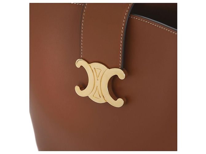 16 Céline Louise Bucket Handtasche Medium Tan Braun - Ansicht 8
