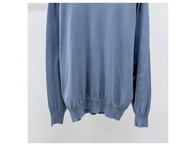 Brunello Cucinelli Blauer Strick - Ansicht 3