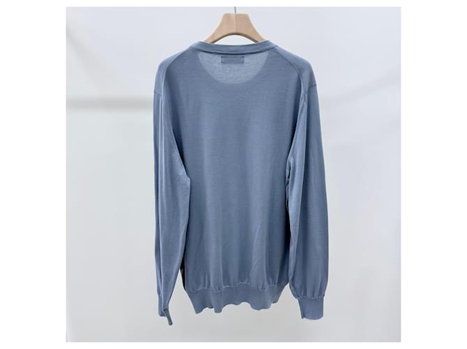 Brunello Cucinelli Blauer Strick - Ansicht 4