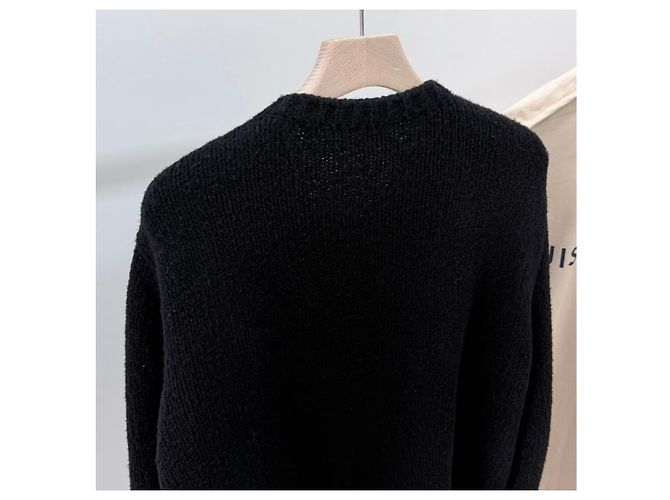 Louis Vuitton Chunky Intarsia Strickjacke Schwarz Grade/XL - Ansicht 6