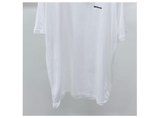Kiton T-Shirt aus Baumwolle mit Rundhalsausschnitt und gesticktem Logo Weiß - Ansicht 2