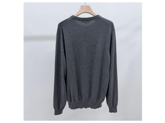 Loro Piana Grauer Kaschmirstrick Braun - Ansicht 4