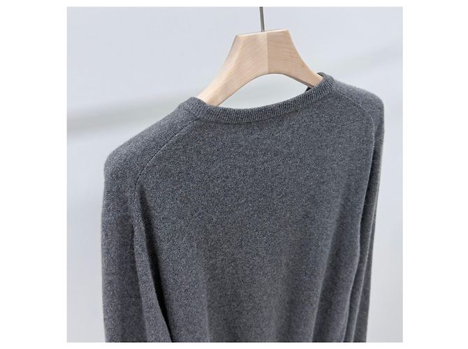 Loro Piana Grauer Kaschmirstrick Braun - Ansicht 5
