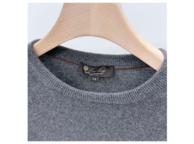 Loro Piana Grauer Kaschmirstrick Braun - Ansicht 6