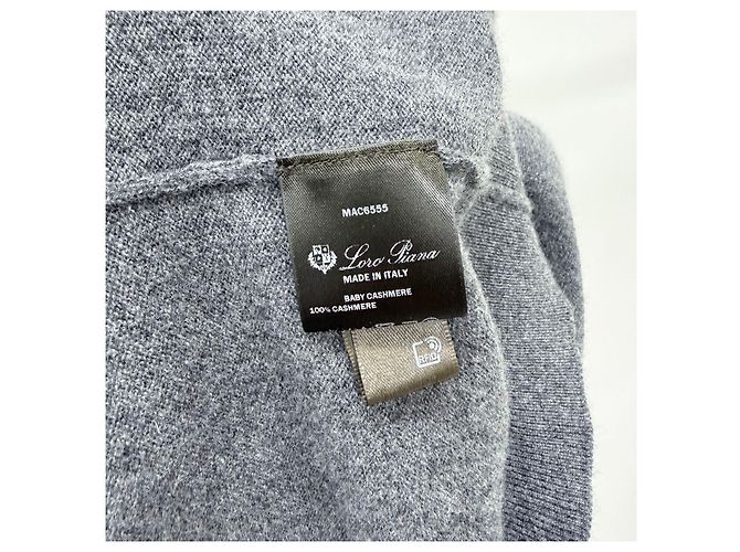 Loro Piana Grauer Kaschmirstrick Braun - Ansicht 7