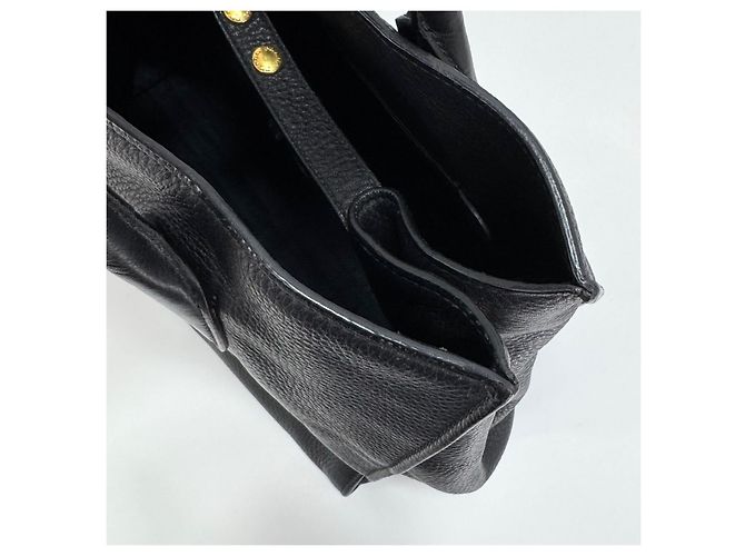 Prada Borsa Tote e Borsa a Spalla Vittelo Daino Black Nero - vista 12