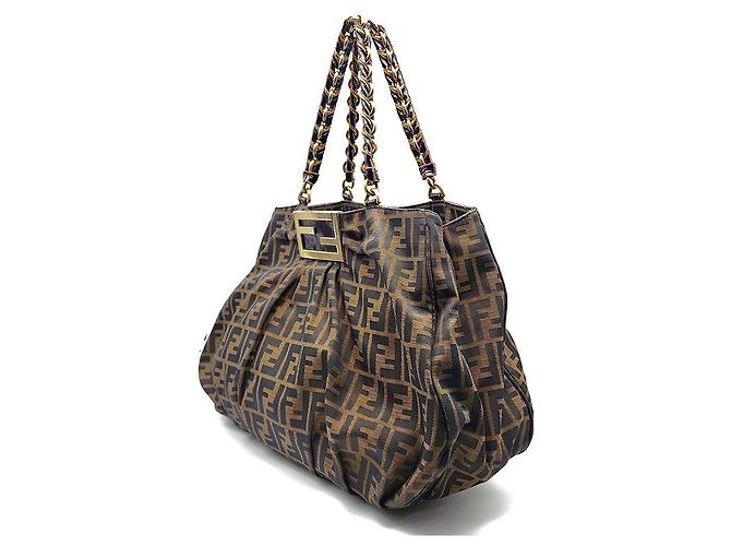 Fendi Borsa a Spalla con Catena Juka Mia Large Multicolore - vista 2