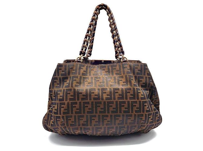 Fendi Borsa a Spalla con Catena Juka Mia Large Multicolore - vista 3