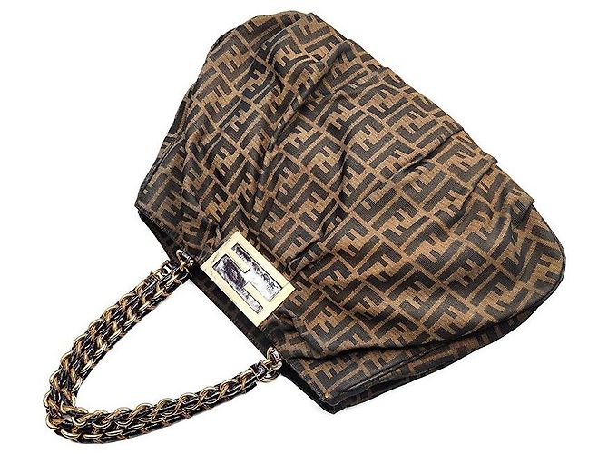 Fendi Borsa a Spalla con Catena Juka Mia Large Multicolore - vista 4