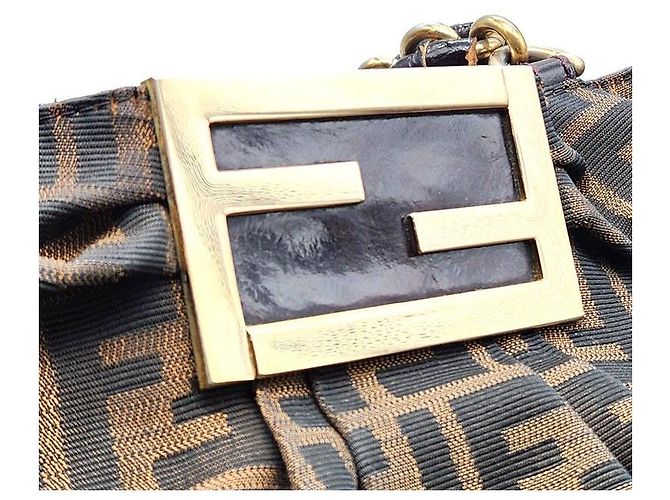 Fendi Borsa a Spalla con Catena Juka Mia Large Multicolore - vista 8