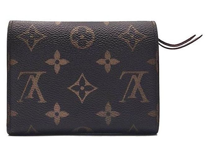 Louis Vuitton Cartera Monogram Victorine Castaño - vista 3