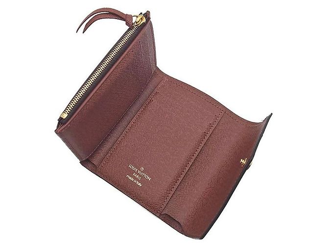 Louis Vuitton Cartera Monogram Victorine Castaño - vista 6